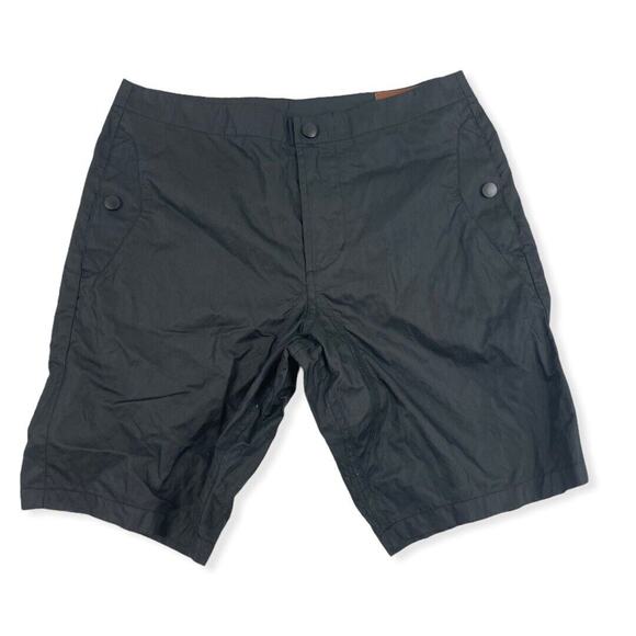 ASOS Men's Black Chino Shorts Cotton Nylon Blend Tag Size 26W 66cm (28" Waist) - Picture 1 of 8